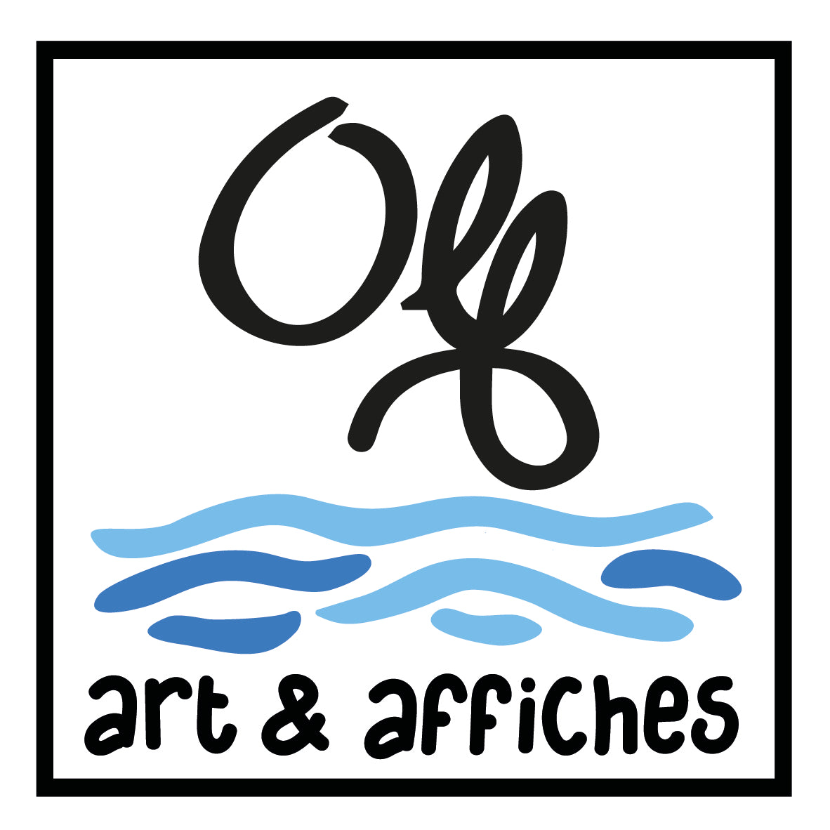 Logo Olf Art & Affiches — peintures originales made in France