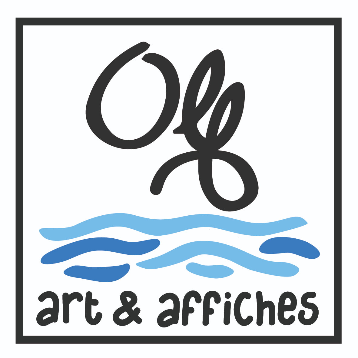 Logo Olf Art & Affiches — peintures originales reproduites made in France