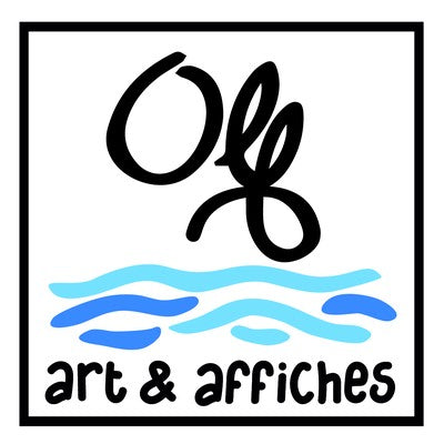 Logo Olf Art & Affiches — signature manuscrite de l'artiste Olf